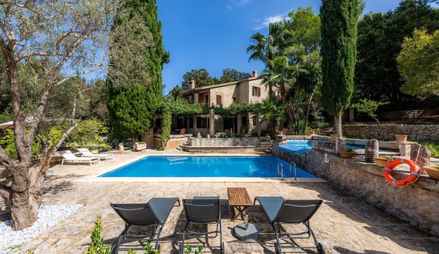 Villa 'Es Garrovera' with Mountain View, Pool & Wi-Fi