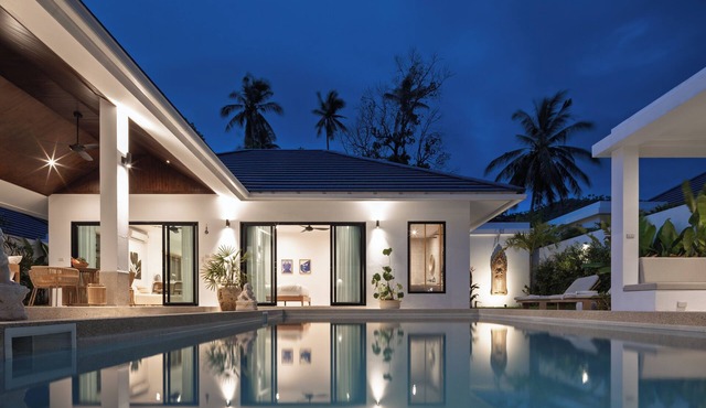 Villa Leila - 3BR Lamai Villa Pool Modern & Calm