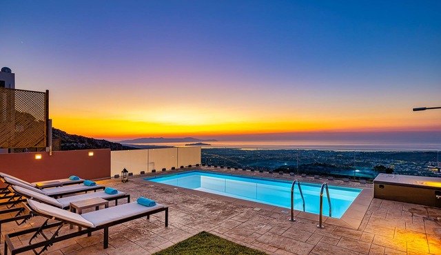 Villa Nektar with private ecologic pool and amazing view!