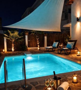 Villa Shada's pool & Jacouzi
