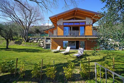Ville in uliveto vista lago - VILLA LECCINO